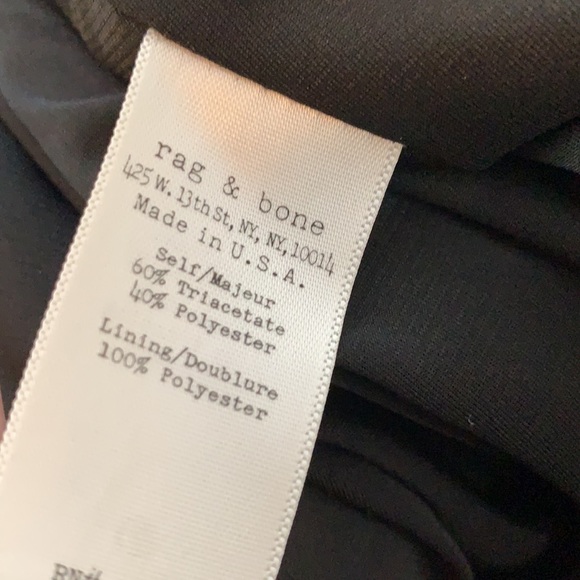 Rag & Bone black orange stitch dress 2 - Picture 9 of 9